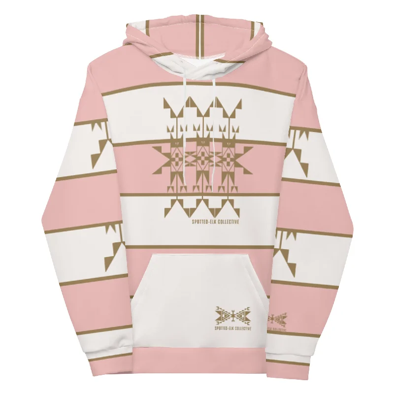 Chekpa Stripes Pink Unisex Hoodie