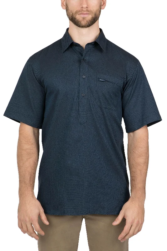 Aertex - Taunton Polo - Navy or Mid Blue