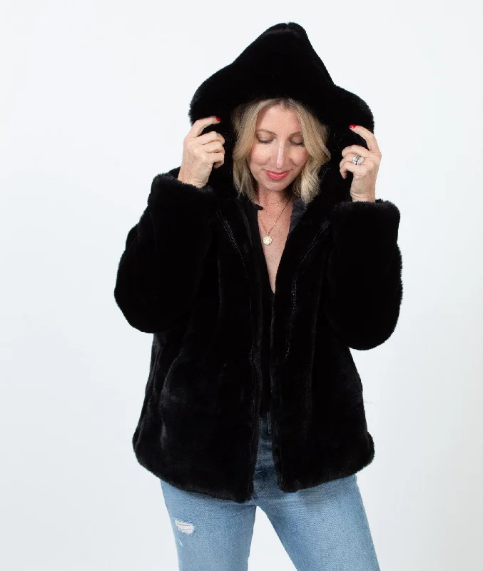 "Chelsea" Faux Fur Jacket