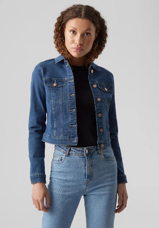 Vero Moda Luna Denim Jacket, Medium Blue