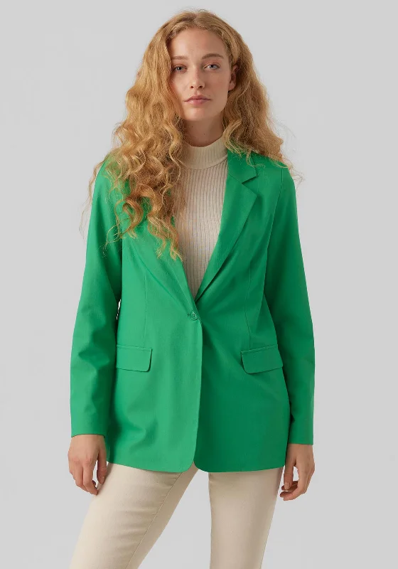 Vero Moda Zelda Loose Blazer, Bright Green