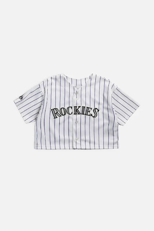 Rework Crop Colorado Rockies MLB Jersey - M