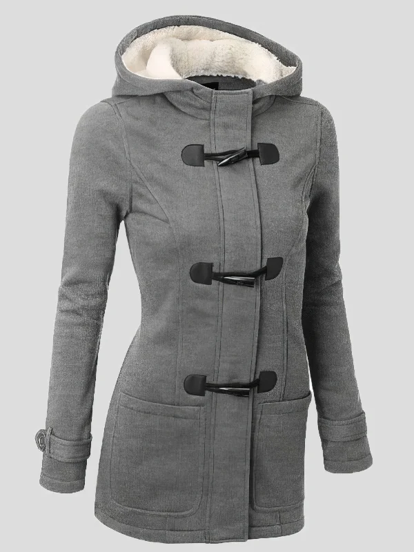 Flattering Hooded Coat