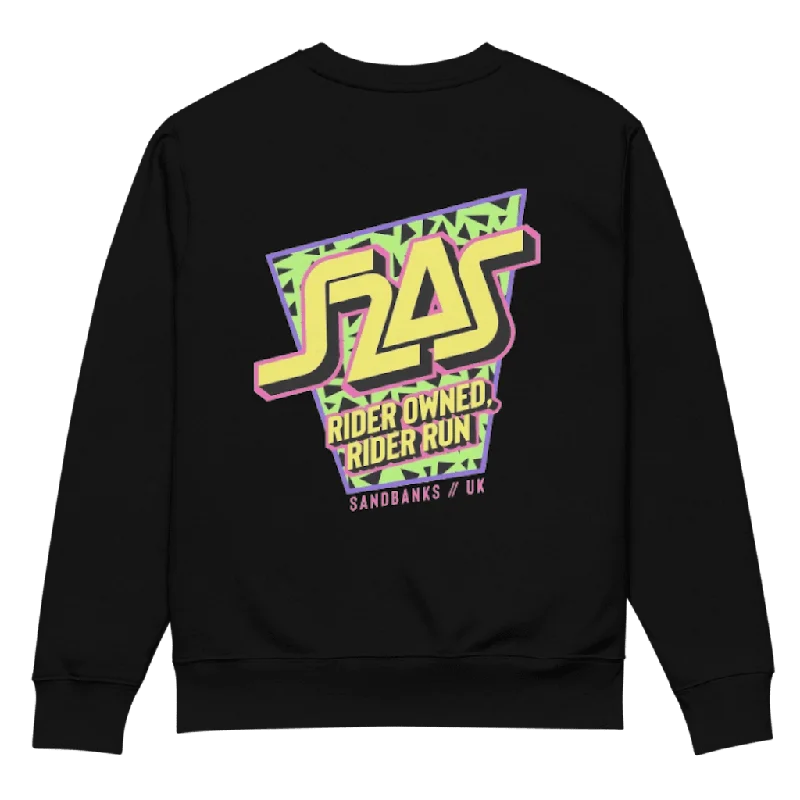 S2AS Retro Crew Jumper (Black)