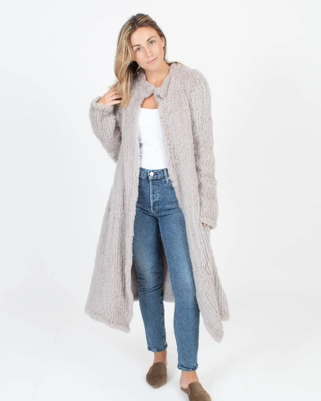 Long Fur Cardigan