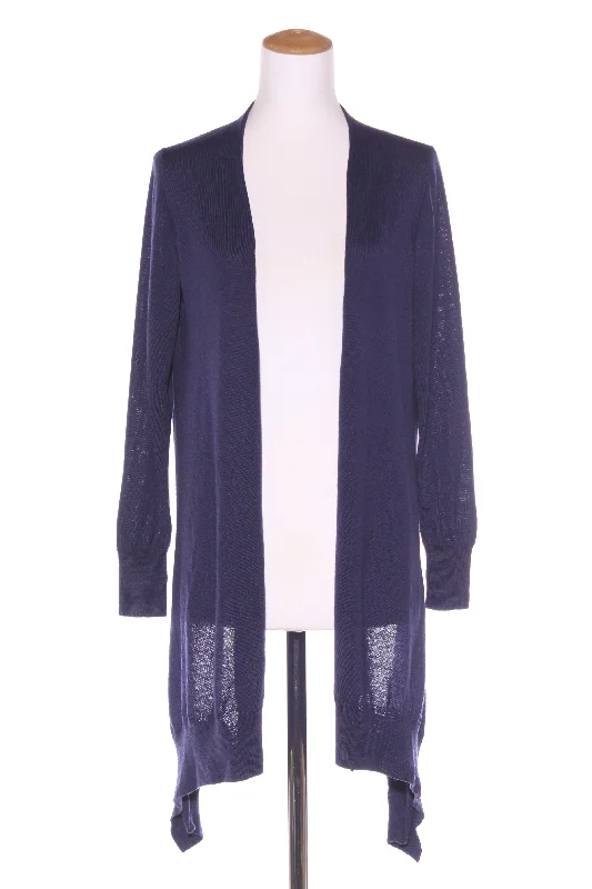 CAROLINE SILLS - Extra fine merino drape panel cardi! 12-14