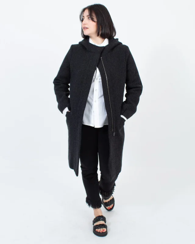 Hooded Cashmere Jacket